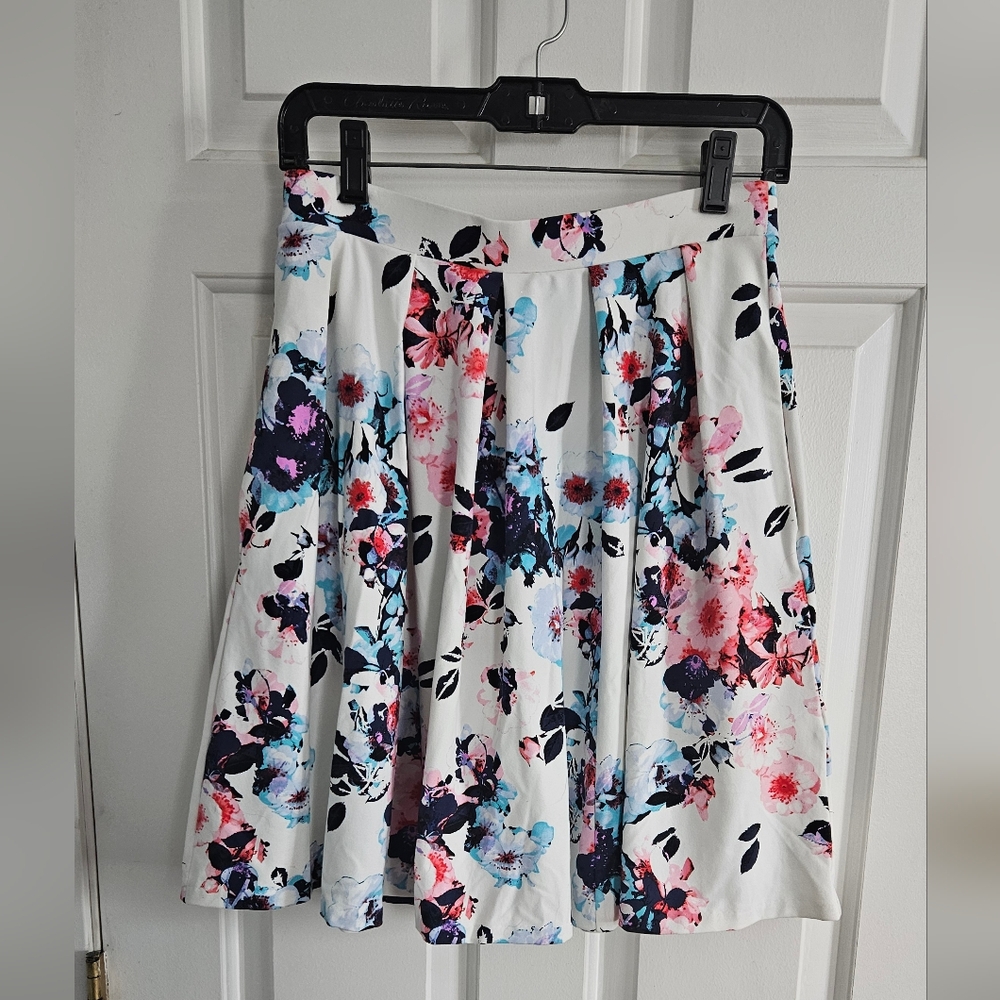 Floral Skater Skirt